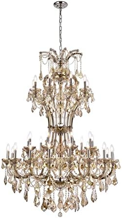 Elegant Lighting 2800D46GT-GT/RC Foyer/Hallway