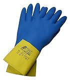 144 Paar NITRAS Dual Barrier, blau-gelb, CAT3 8 Grösse 8