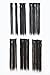 SWACC Women 22 Inches Straight Full Head 7 Separate Pieces Heat Resistance Synthetic Hair Clip in Hair Extensions (1B-Off Black)