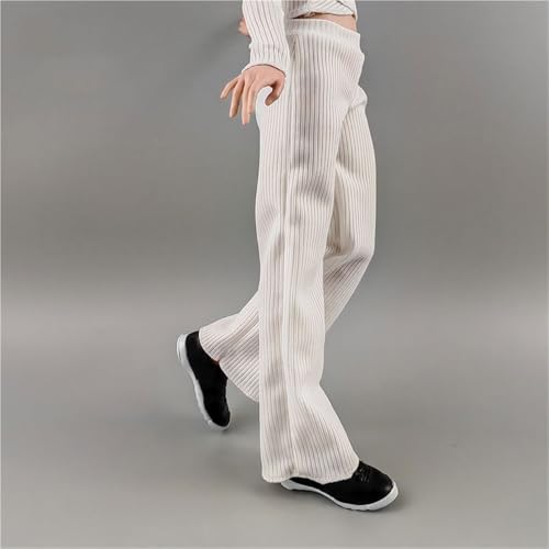 Poupée vêtements casual 1/6 costume blanc souple pour figurine articulée