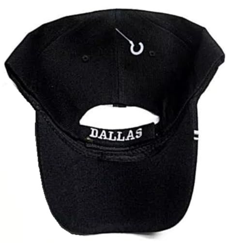 Gorra bordada RMW Dallas City color negro ajustable para hombre miniatura 2