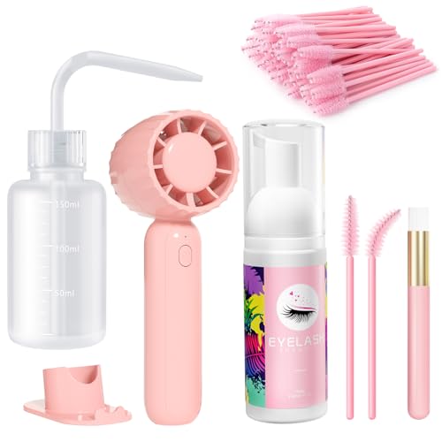 Buqikma Lash Cleaning Kit - Lash Shampoo Kit 60ML...