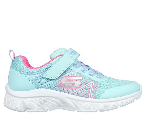 Image of Skechers Girls' Microspec Swirl Sweet | Casual, Lightweight, Machine Washable, Cushioned Insole