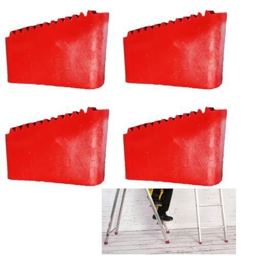 4 Piezas Protectora Pies Escalera, Tapas de Repuesto para Escaleras Conteras o Pies de Goma Patas de Repuesto Escaleras Conteras para Escaleras Patas Escalera para Trabajadores（2CM*5CM)