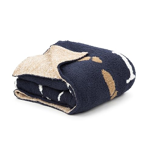 Image of Jay Franco Plush Throw Blanket - Soft & Fuzzy 50x60 Inch Throw for Couch or Bed - Cozy Home Decor for Living Room & Bedroom, Dark Blue - Harry Potter