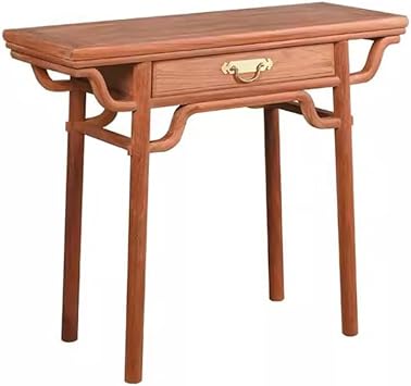 Altar Table Buddha Statue Buddha Altar Mahogany Console Table with Drawers Chinese Style Entry Solid Wood Strip Corridor Wall Landscape Table for Table Buddha Board Buddha Incense Holder