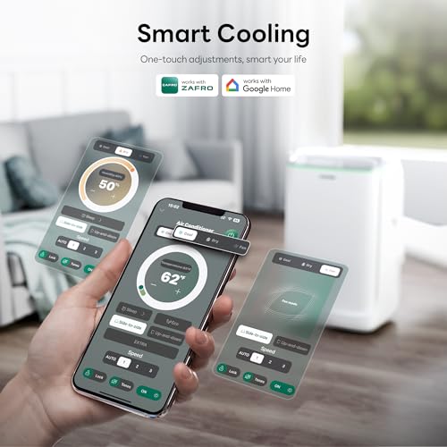 ZAFRO Portable Air Conditioner Remote Control and Display