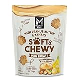 Member Mark Peanut Butter & Banana Soft & Chewy Dog Treats, 3 lbs. (No Corn, Wheat, Soy, by-Products, or Artificial preservatives)
