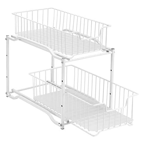 Simple Trending 2-stöckiger stapelbarer Unterschrank-Organizer Cover