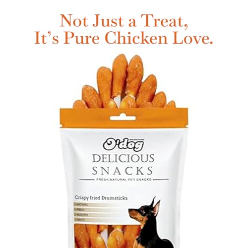 Image of Pets Empire O'Dog Delicious Fresh Natural Pet Snacks, Dog Treats for All Life Stages (Crispy Fried Drumstick) (420 gm)