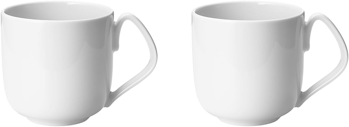 GEORG JENSEN 10020482 HENNINGKOPPEL Mug, Set of 2, White