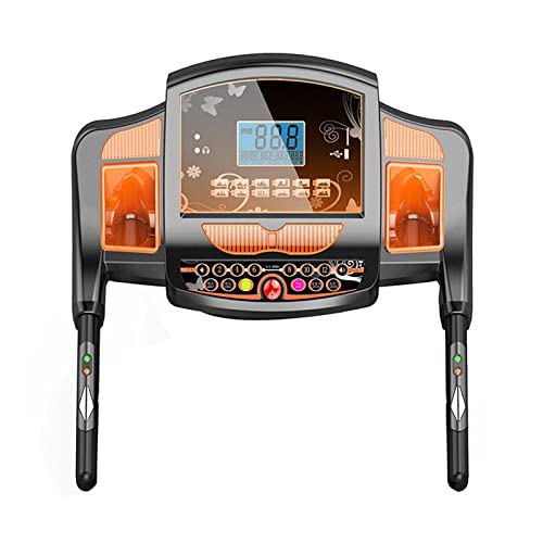 Image of Treadmill Home Fitness Monofunctional Electric Treadmill Folding Mute Fitness Equipment (Orange)
