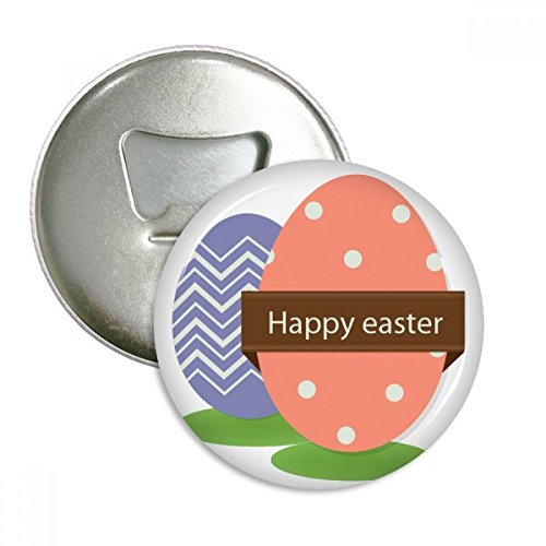 Cadeau de Pâques original : 3 décapsuleurs badges aimantés