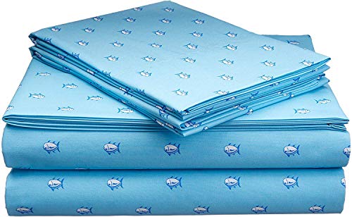 Southern Tide Printed Cotton Sheet