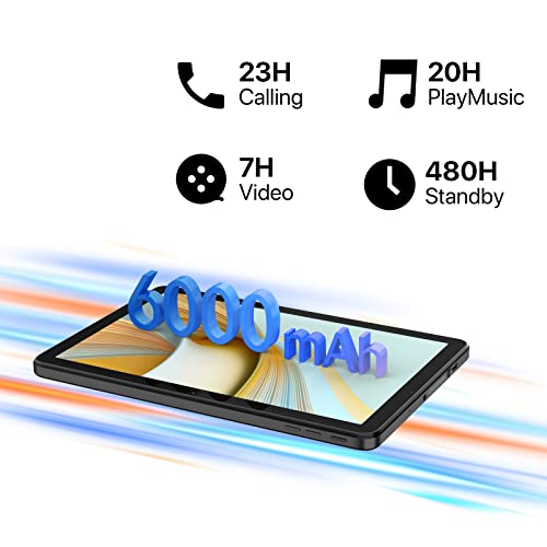 Image of UMIDIGI G3 Tab Android 13 Tablet 2025 with Sim Card Slot, 3GB+32GB 256GB Expand, 2.4 /5GHz WiFi, 10.1 inch Tablet with 4* A53-Cortex of 2.0 GHz, 6000mAh, BT, 1280 * 800 Touch Screen, Al Face Unlock