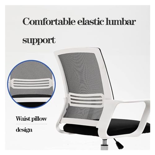 Chaise de bureau ergonomique à dossier en maille et support lombaire