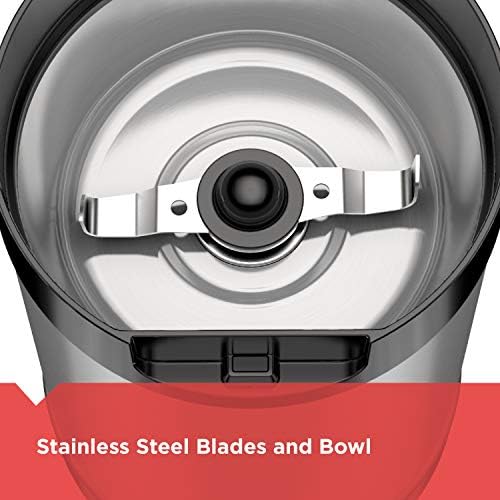BLACK+DECKER One-Touch Coffee & Spice Grinder with Stainless Steel Blades - 3