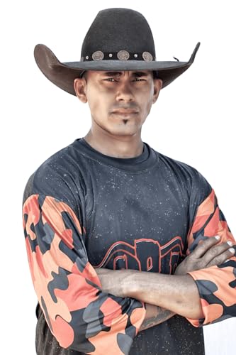 Image of Gamboa Hat Bands for Cowboy and Cowgirl Western Accesories for Men and Women Leather Style Hat Belt Band