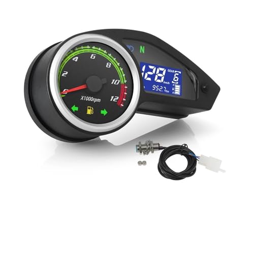 Compteur de vitesse numérique pour réparer votre tableau de bord moto universel 12000 TR/Min