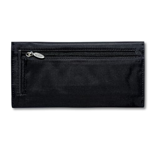 Image of Big Skinny Women's Slimvelope Tri-Fold Checkbook Slim Wallet, Holds Up to 40 Cards