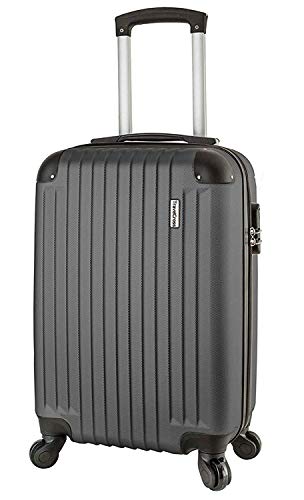 Travelcross Philadelphia 20'' Carry On Lightweight Hardshell Spinner Luggage - Dark Gray