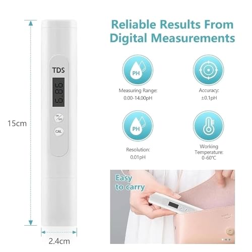 Image of PAXMAX TDS Meter With Display For Testing Water Purity