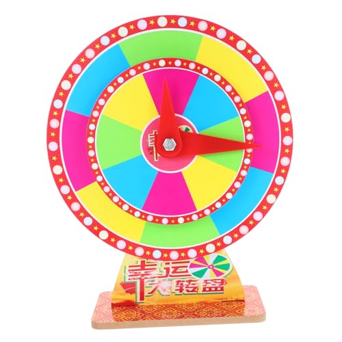 OKUMEYR Rotating Prize Wheel for Prizes Party Trade Wheel Game Wheel Prop Win Prize Wheel Carnival Prize Wheel