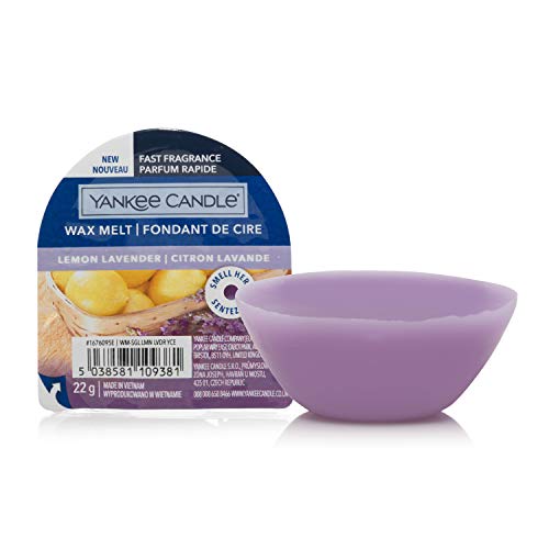 Yankee Candle Wax Melts | Lemon Lavender | Up to 8 Hours of Fragrance | 12 Count