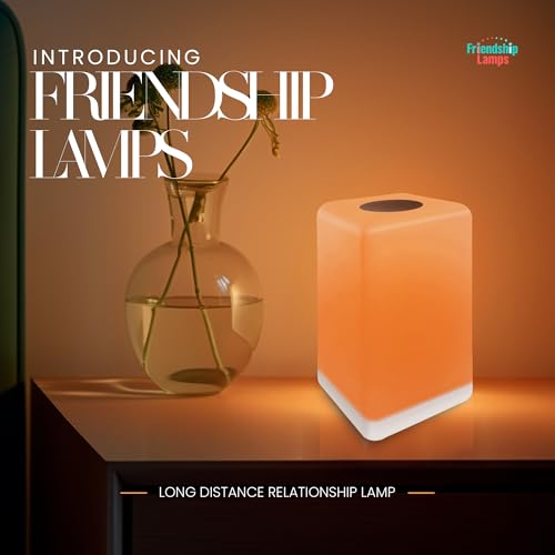 FriendLi - Subscription Required Wi-Fi LED Light for Long Distance Touch Lamp, Unique Gift for Connection, Best Friend, Relationship, Family, Friendship, Easy App Setup (Set of 6)