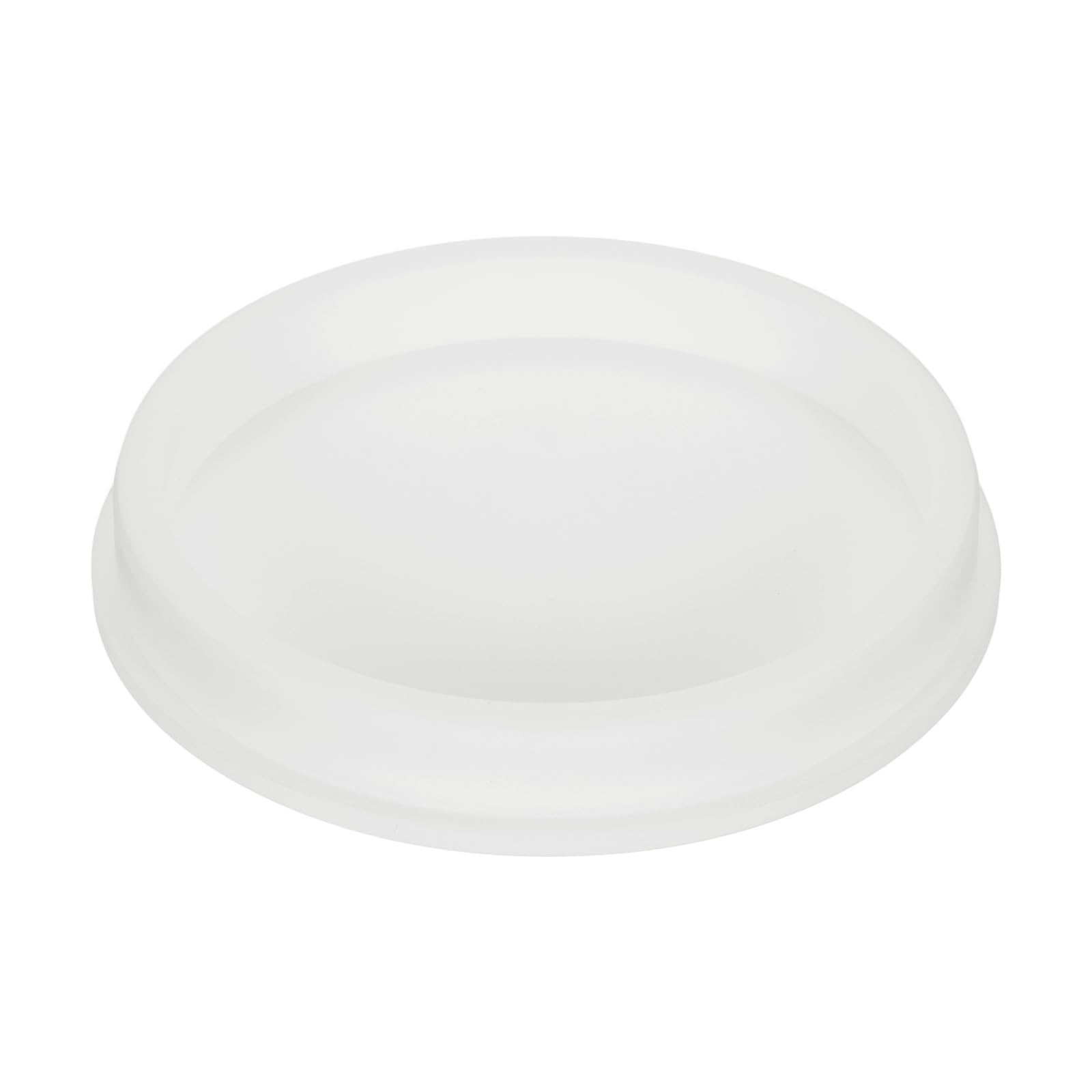 sourcing map Silicone Hole Plug, Waterproof Round Rubber Stoppers T-Shaped Sealing Plugs Pipe End Caps Fit 155mm/6.1" Hole for Coating Plating, White