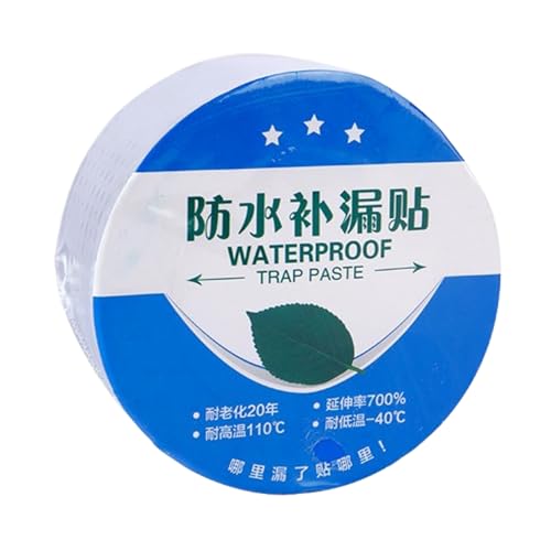 LuminescentDream Cinta butilo Multiusos Cinta Impermeable Cinta de Butilo Impermeable Autoadhesiva Cinta de Sellado de Aluminio Impermeable Reparar Goteras y Grietas Superficiales en el Techo