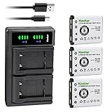 Kastar 3-Pack Battery and LTD2 USB Charger Compatible With Steelseries Arctis Nova Pro Wireless Headset for...