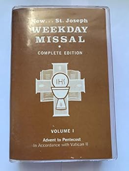 Paperback New...st. Joseph Weekday Missal, Complete Edition (ADVENT TO PENTECOST IN ACCORDANCE WITH VATICAN II, VOLUME 1) Book