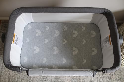 Image of Baby Bassinet Mattress Topper, Waterproof Replacement Pad with Removable & Washable Mattress Covers (for Mika Micky /ANGELBLISS /Koolerthings)