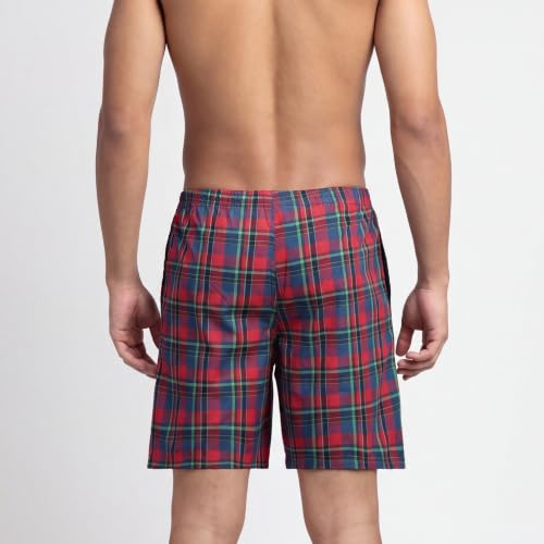 Image of Levi's 024 Boxer Shorts for Men | 100% Poplin Cotton | Checked Men's Boxers | Durable & Breathable | Smooth Hand-Feel | Inner Elastic Waistband | Functional Fly | Relaxed Leg Opening | Pack of 1