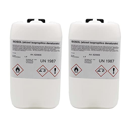 Tanica Alcool Isopropilico Isopropanolo 5 Lt Litri Detergente Ultrasuoni 97% Pulizia Ultrasuoni Per Stampanti 3D Ossido Ottiche Computer Circuiti Stam