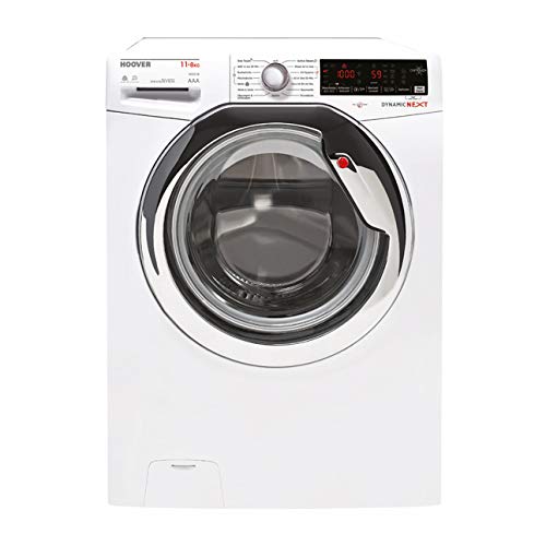 Hoover WDXOA G4118AHC-84 Waschtrockner - 11 kg Waschen / 8 kg Trocknen Dampf-Funktion, Weiß, 1400 U/Min