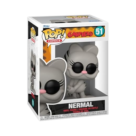 Funko Pop! Comics: Garfield – Nermal - Garfield Characters - Figura de Vinilo Coleccionable - Idea de Regalo - Mercancia Oficial - Juguetes para Niños y Adultos - Cartoon Fans