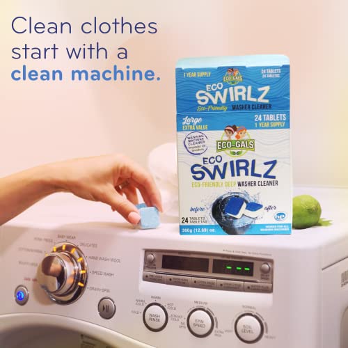 Eco-Gals Eco Swirlz Washing Machine Cleaner, 24 Count #TOP4