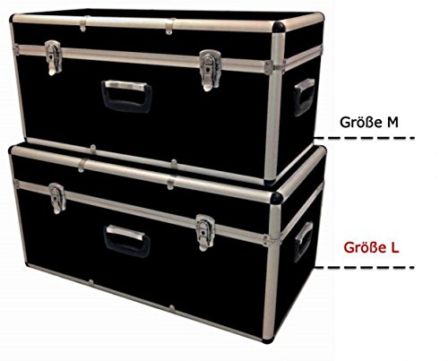 Foto von Transportkoffer mit Aluminiumrahmen und schwarzem ABS Korpus - ölbeständig und schlagfest - in verschiedenen Größen (mittel)