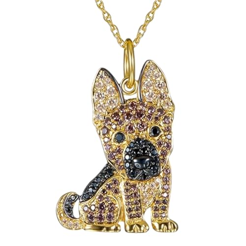Collier pendentif berger allemand pour femme - Fini les bijoux ternes