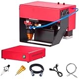 ✔【UTILISATIONS MULTIPLES】La machine de marquage par micro-percussion électrique est dotée d'une fonction de marquage rotatif, ce qui permet de réaliser des marquages ​​à plat et sur divers métaux tels que l'acier, l'acier inoxydable, le fer, le cuivre, l'aluminium, les alliages, etc., ainsi que sur des étiquettes et accessoires rigides non métalliques.