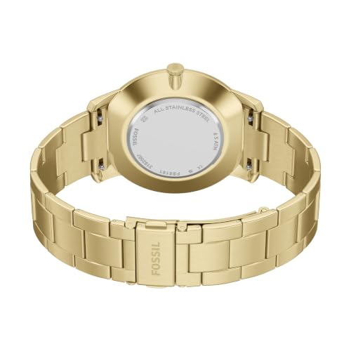 Image of Fossil Men's Minimalist Quartz Stainless Steel Three-Hand Watch for Men