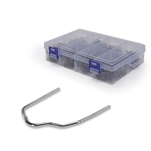 Image of WEP V-Shape Plastic Welder Hot Staples (800PCS) for Inner Corner Cracks Repair, Compatible with WEP 960-V, 960-V85, 960-VII Plastic Welder Kit