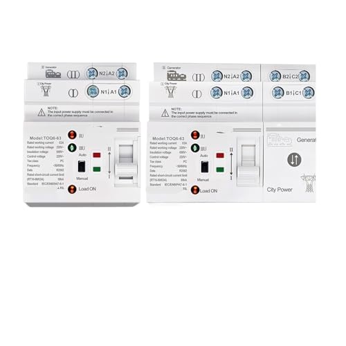 Commutateur de transfert automatique TOQ6 2P 4P 230V inverseur source