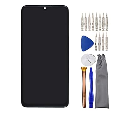 Sunways Tela LCD digitalizadora sensível ao toque completa com moldura de substituição para Nokia 5.3 TA-1223 TA-1234 TA-1227 TA-1229 Preto