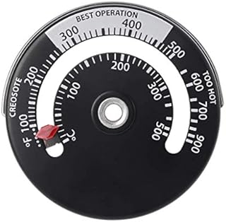 VOYTO - V001 Magnetic Stove Flue Pipe Thermometer-Temperature Gauge-Must Have with a Stove Fan-