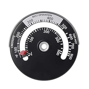 VOYTO – V001 Magnetic Stove Flue Pipe Thermometer-Temperature Gauge-Must Have with a Stove Fan-