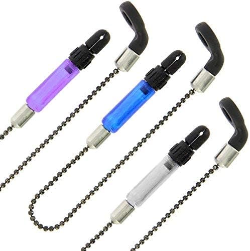 NGT Carp Fishing Tackle 3 Piece ProLine 17.5cm Chain Bite Indicator Set in Box