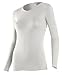 COLDPRUF Damen Basic Active Wear Crew Top Winter White Small